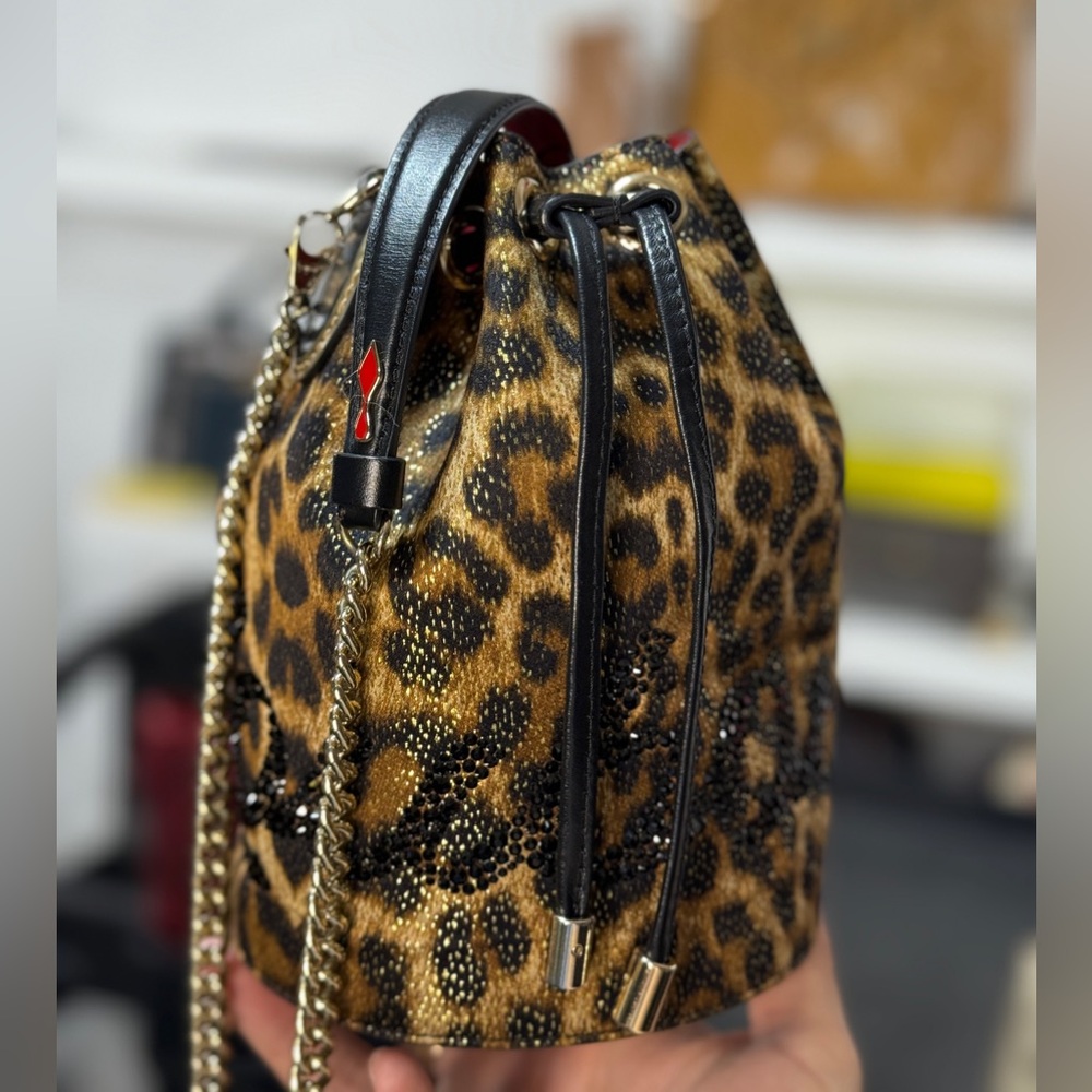 Louboutin Leopard Chain Crossbody